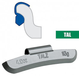 Clip-on wheel weight